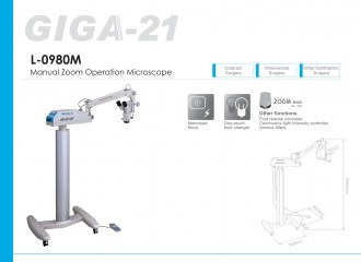 L-0980M-Manual Zoom Operation Microscope